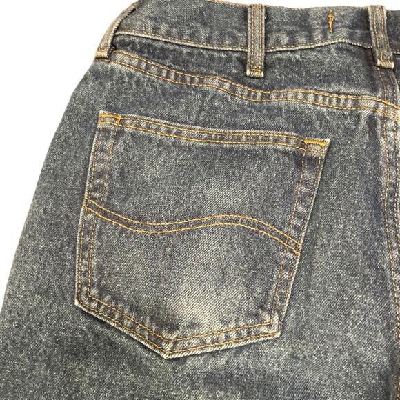 Mens Lee Blue Cotton Denim Boot Cut Regular Fit Work Utility Jeans Size 38x30 - Picture 13 of 16